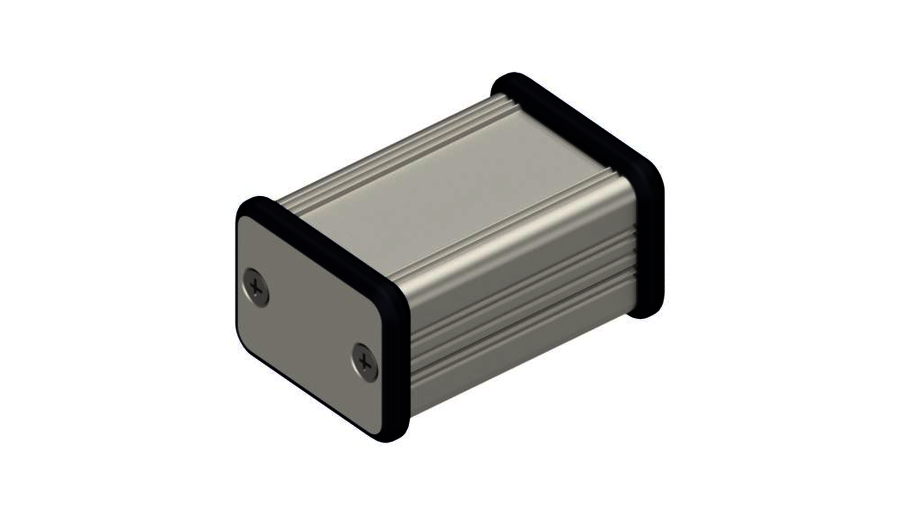 compact metal enclosure for small electronics, D-Sub connector housing