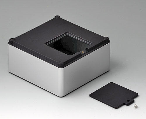 Square metal electronic enclosures based on extruded aluminium profile 140x140 mm
