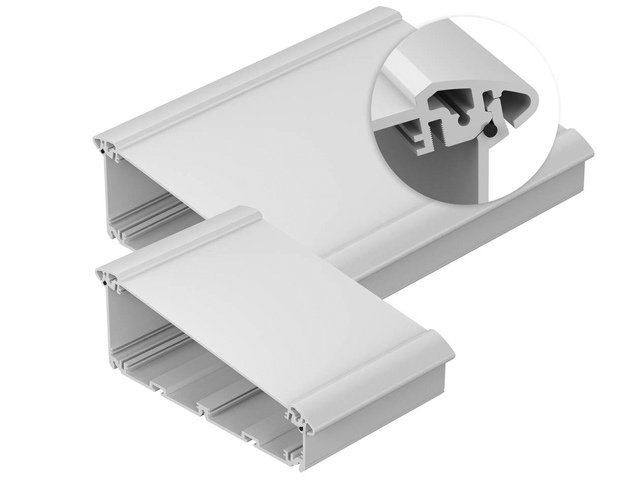  Slope waterproof aluminium profile enclosure for desk top and wall-mounting units