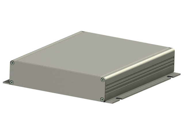 Aluprofile box for indoor wall-mounted units, designed for 160 mm eurocards