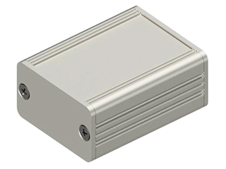 FischerElektronik AKG 41 24 metal box for D-Sub connector, Aluminium klein Gehäuse