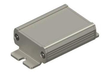 Metal small enclosure with flanged lids for wall-mount applications