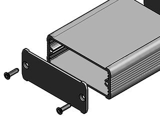 Compact aluminium instrument box for versatile application