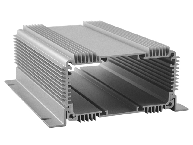 universal box with heat sink fins on all the sides of the profile
