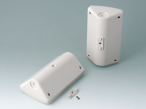 IP55 protected electronic housing for building automation systems; 
