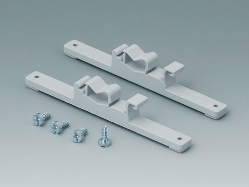 Set of two mounting brackets for TH35, G32 DIN rail