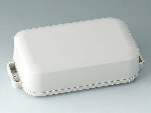 universal housing ip 65 protected, molded from ASA-PC for mounting on wall, ceiling or tube.