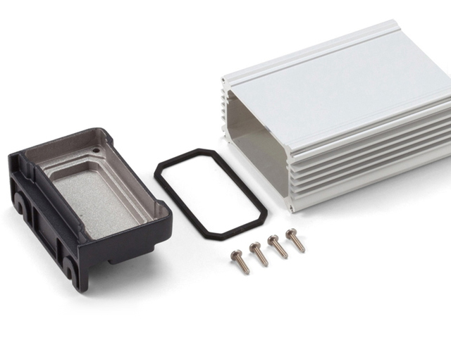 Aluminum box for power electronics for outdoor applications
