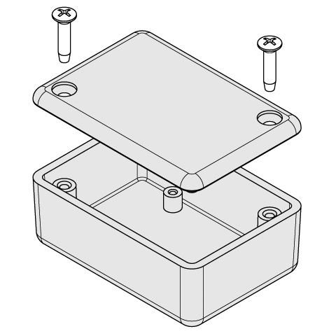 simple electronic enclosure for small projects