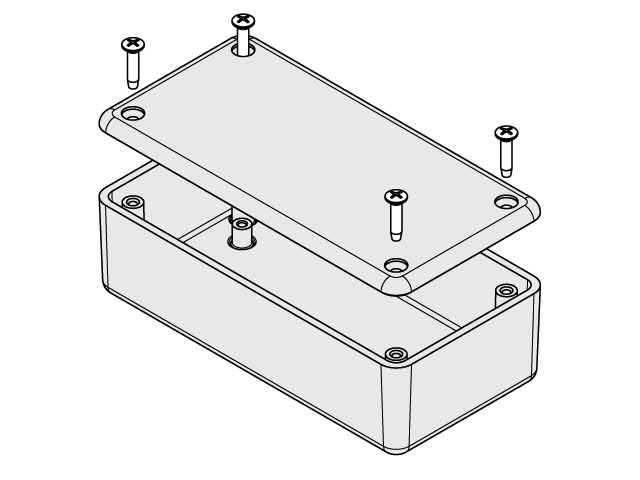 classic enclosure for compact electronic projects