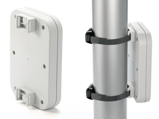 Pole mount enclosure for industrial and communication systems indoor and outdoor use